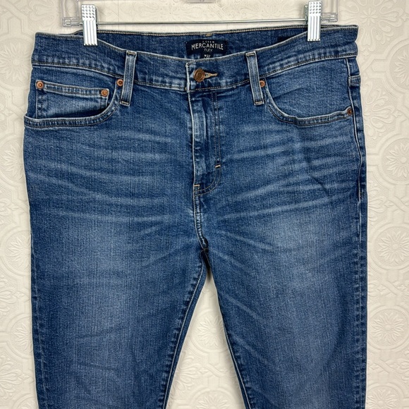 J Crew Slim Denim Jeans Slimming 32 Waist 30 Length 32W 30L Dark Medium Casual - Picture 3 of 9
